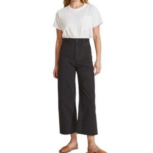 Apiece Apart Charcoal Wide Leg Pants